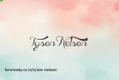Tyson Nelson