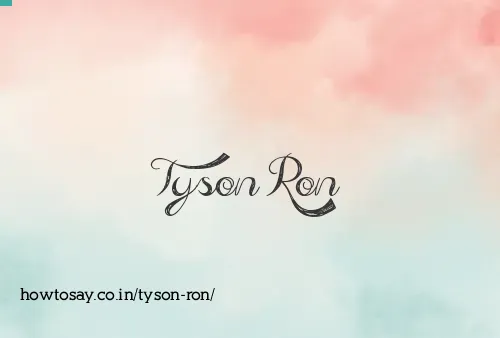 Tyson Ron