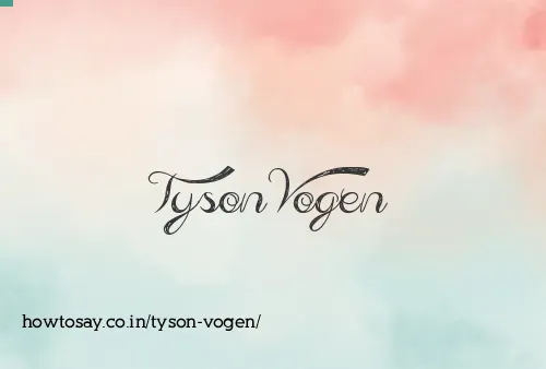 Tyson Vogen