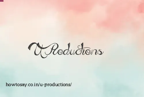 U Productions