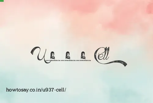 U937 Cell