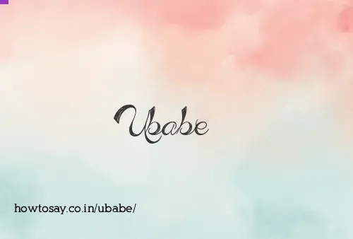 Ubabe