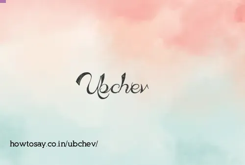 Ubchev