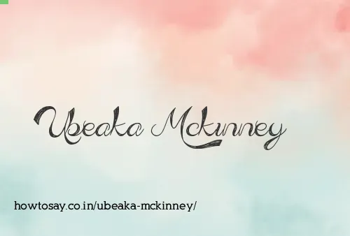 Ubeaka Mckinney