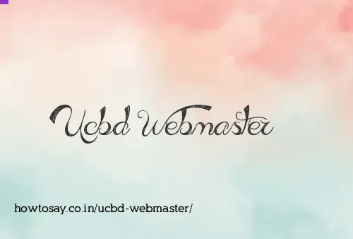 Ucbd Webmaster
