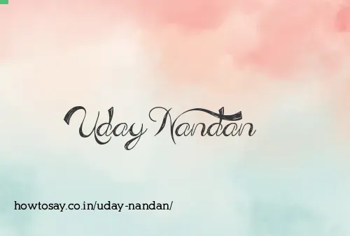 Uday Nandan