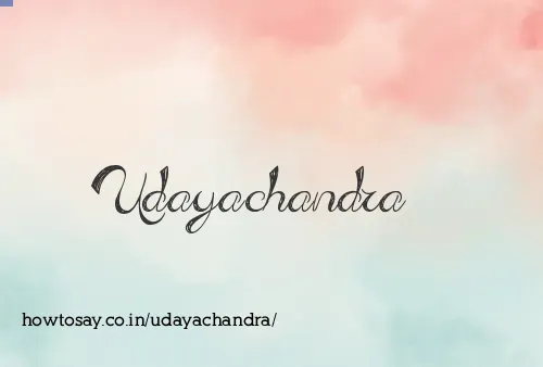 Udayachandra