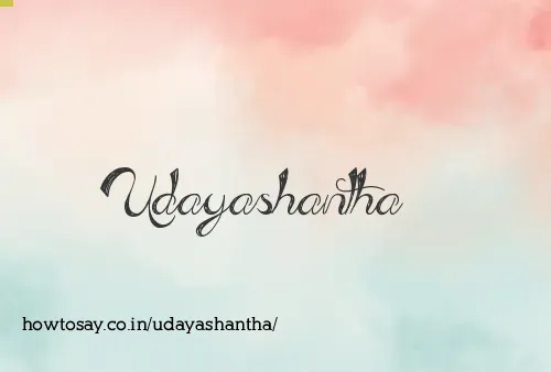 Udayashantha
