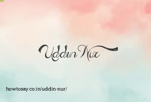 Uddin Nur