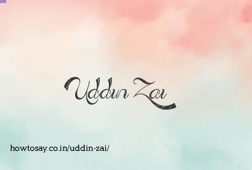 Uddin Zai