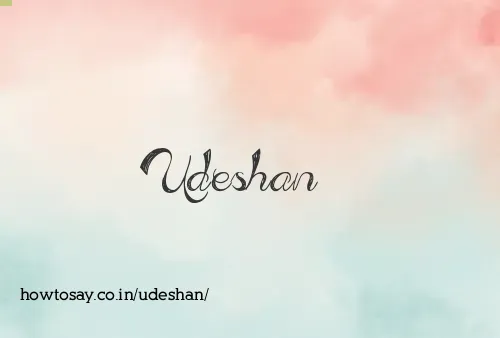 Udeshan