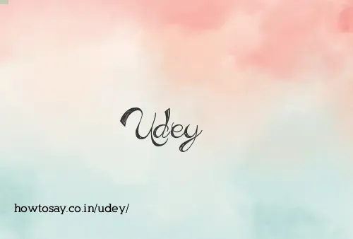 Udey