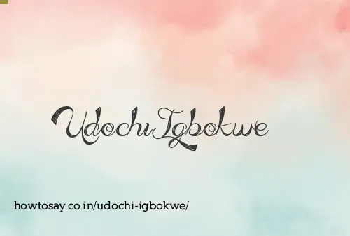 Udochi Igbokwe