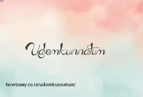 Udomkunnatum