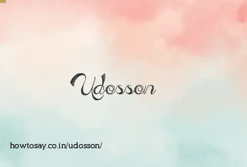 Udosson