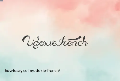 Udoxie French