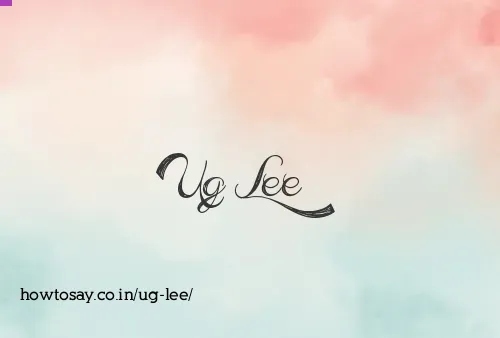 Ug Lee