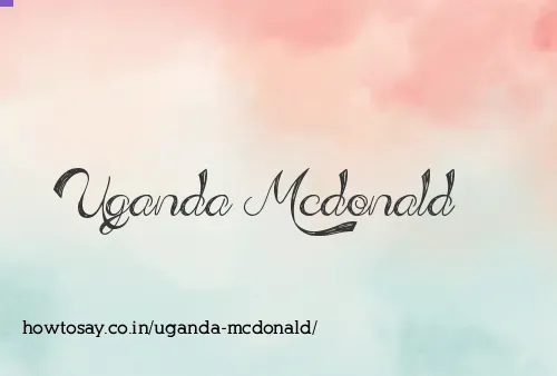 Uganda Mcdonald