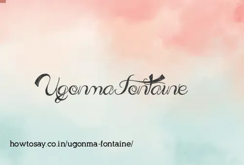 Ugonma Fontaine
