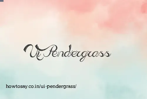 Ui Pendergrass