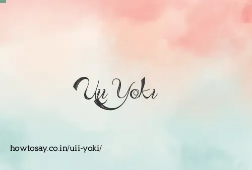 Uii Yoki