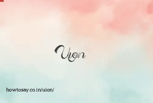 Uion