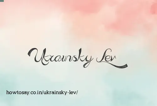 Ukrainsky Lev