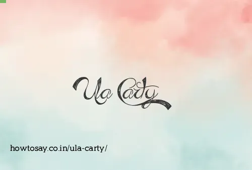 Ula Carty