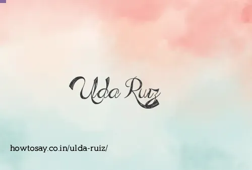 Ulda Ruiz