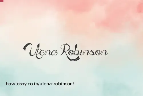 Ulena Robinson