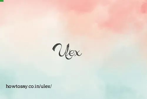 Ulex