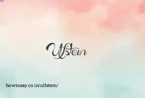 Ulfstein