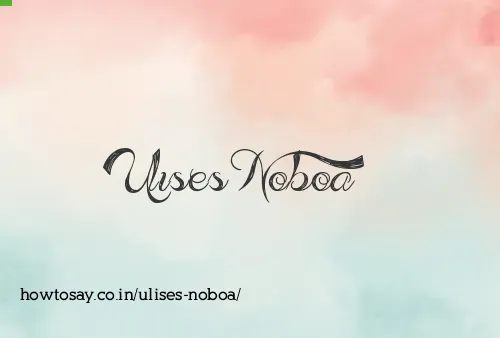 Ulises Noboa