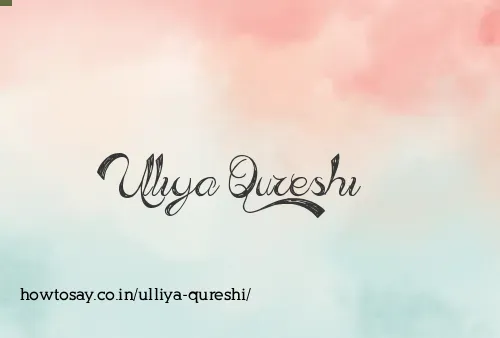 Ulliya Qureshi
