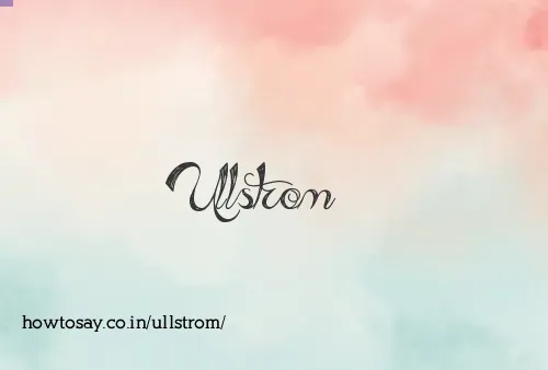 Ullstrom