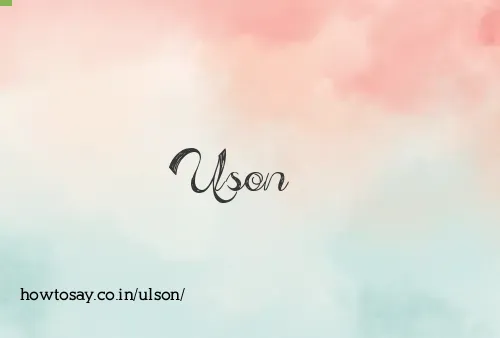 Ulson