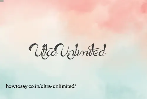 Ultra Unlimited