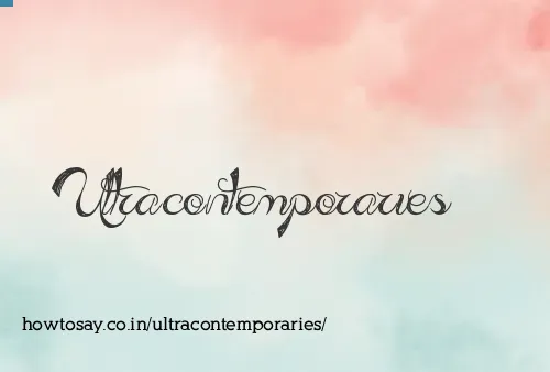 Ultracontemporaries