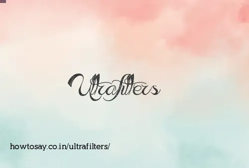Ultrafilters