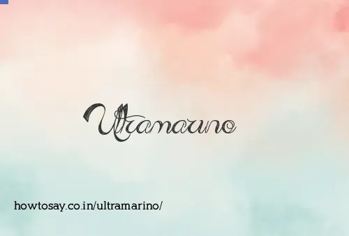 Ultramarino