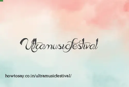 Ultramusicfestival