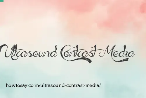 Ultrasound Contrast Media
