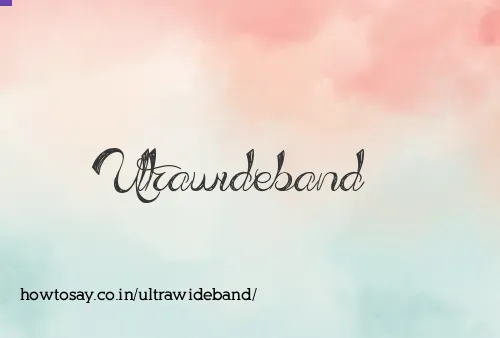 Ultrawideband