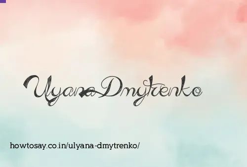 Ulyana Dmytrenko