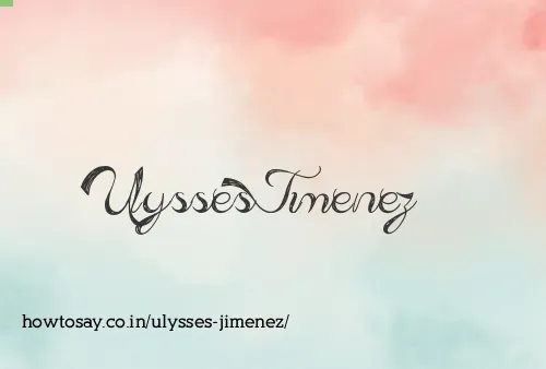 Ulysses Jimenez