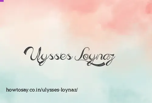 Ulysses Loynaz