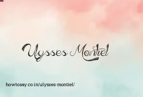 Ulysses Montiel