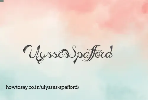 Ulysses Spafford