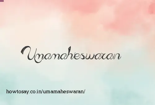 Umamaheswaran