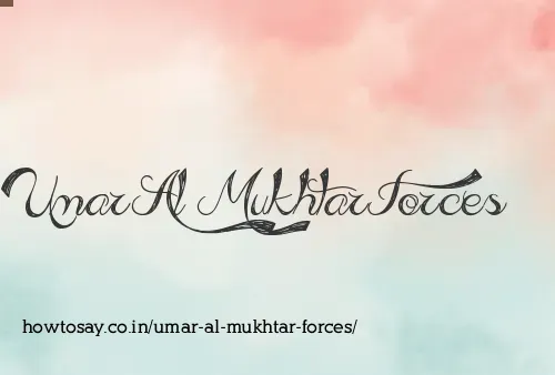 Umar Al Mukhtar Forces